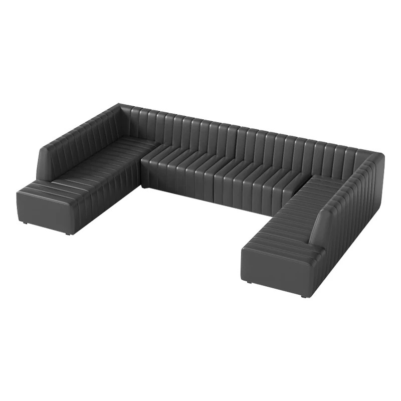 Ktv Box Sofa Music Restaurant Bar Cafe U-Shaped L-Shaped Booth Coffee Table Bar Complete Set Combination Customization