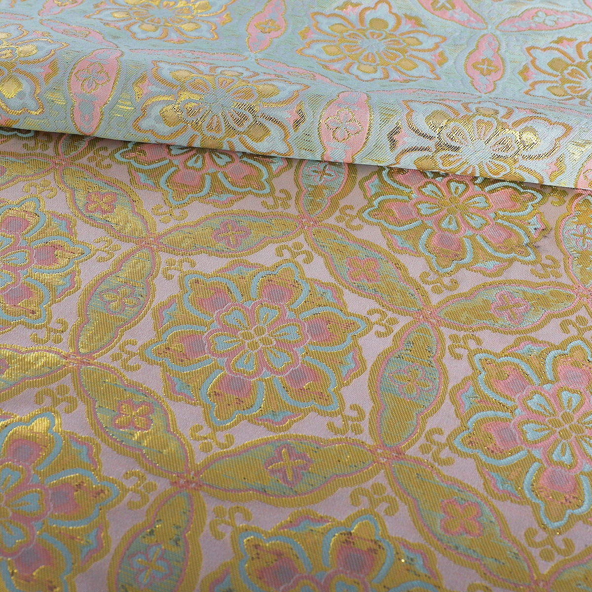 "FS080 Dunhuang Paoxianghua" Weaving Gold Jacquard Jacket National Style Fabric Imitation Song Brocade Chinese Style Brocade Clothing Fabric