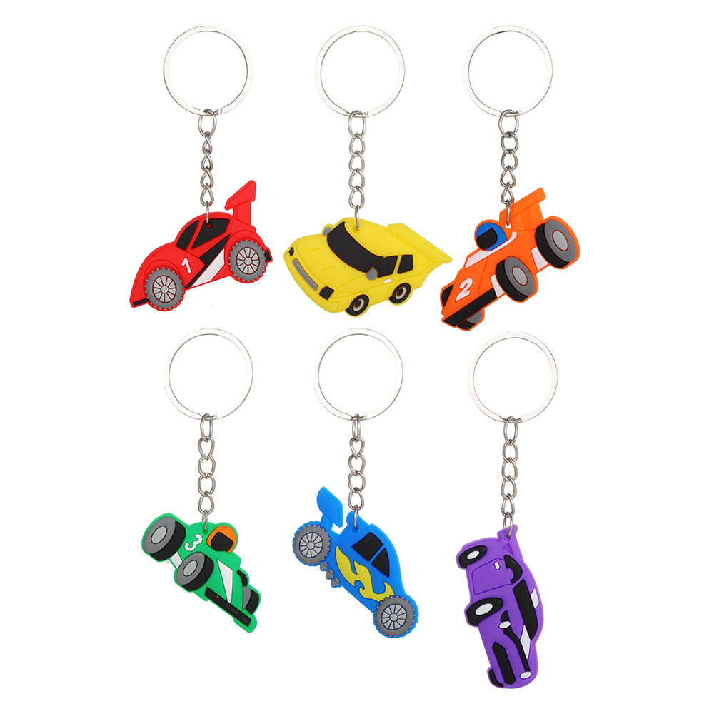 Amazon Cross-Border Creative New Key Chain Pvc Cars Key Chain Holiday Party Small Gift
