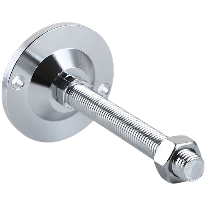 D120 Double Hole Heavy Duty Carbon Steel Foot Support Foot Cup Adjusting Screw Machine Foot Metal Galvanized Foot Pad