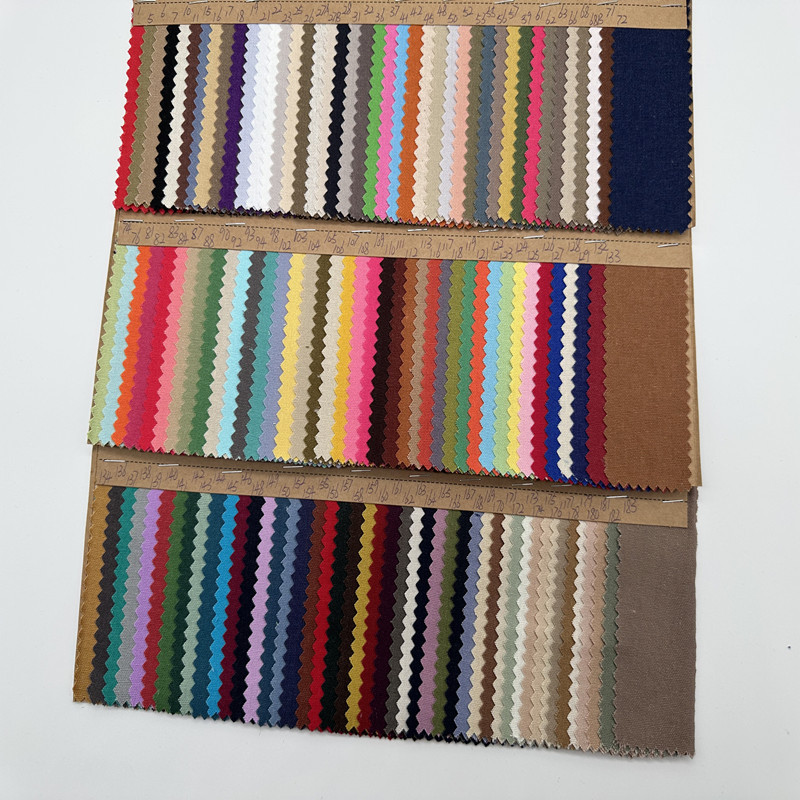 Spot 5147 linen cotton plain clothing fabric 11*11 Shirt pants dress jacket cotton linen fabric