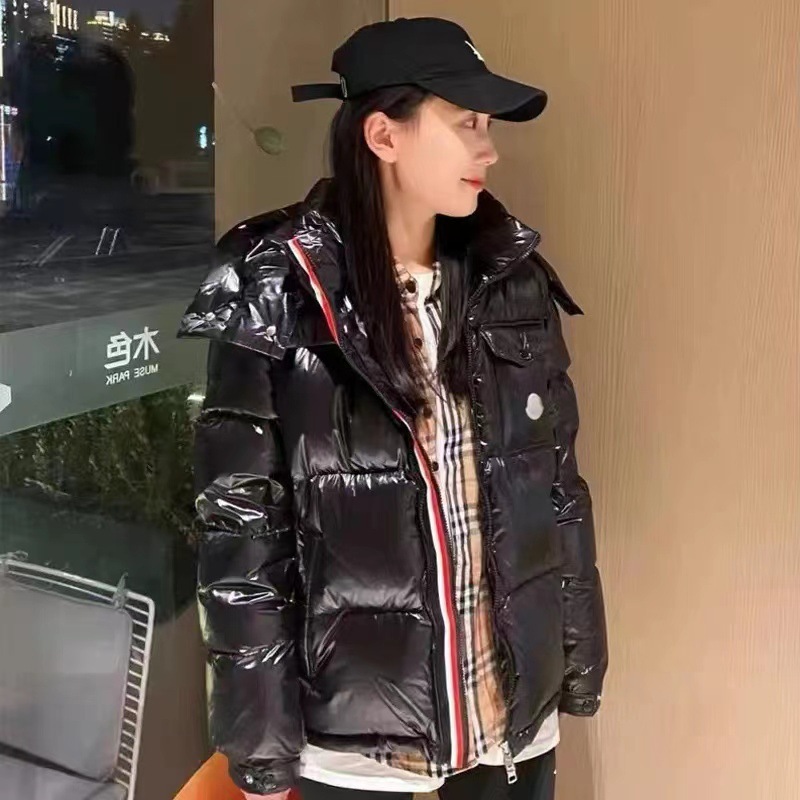 2025 Новая зимняя куртка из хлопка с пухом для мужчин и женщин, трансграничная торговля, корейская версия, классическое свободное утолщенное пальто для пары