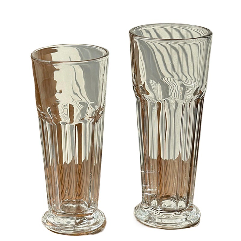 风网红餐厅八角杯玻璃水果茶杯鸡尾酒杯冷饮料杯气泡水果汁杯高颜