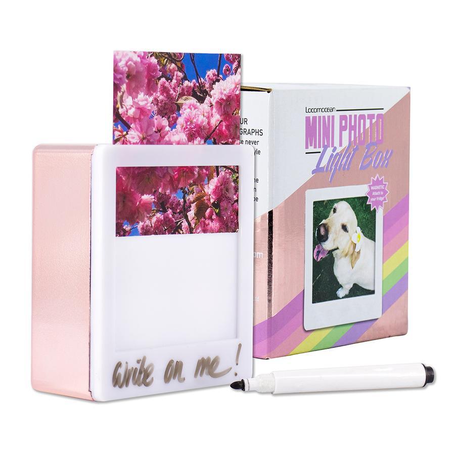Magnetic A7 photo light box with slot creative gift souvenir with backlight can message photo box creative pendulum