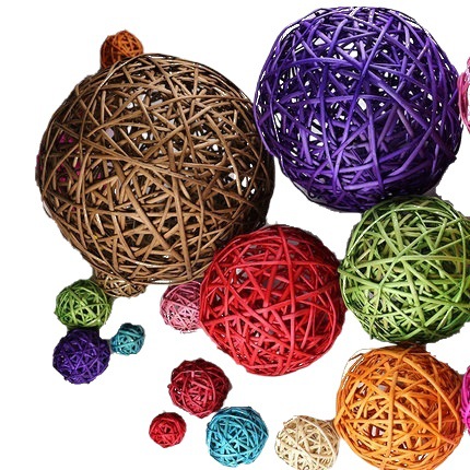Takraw Ball Red Ball Ceiling Decoration Willow Ball Hanging Ornaments Shopping Mall Hotel Kindergarten Street Hanging Type