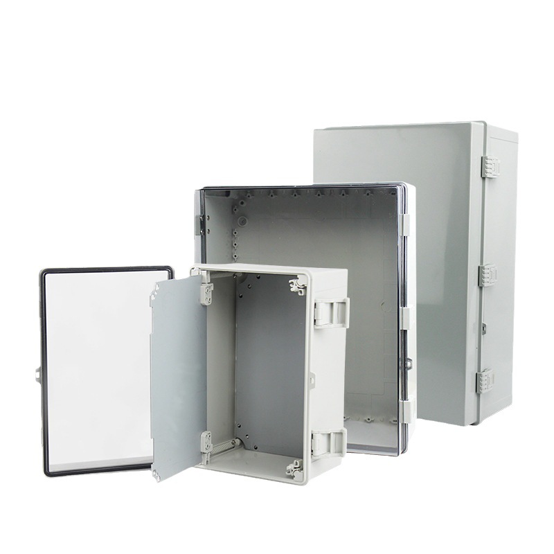 Yingxin plastic waterproof distribution box outdoor waterproof box transparent engineering ABS buckle foundation box outdoor open