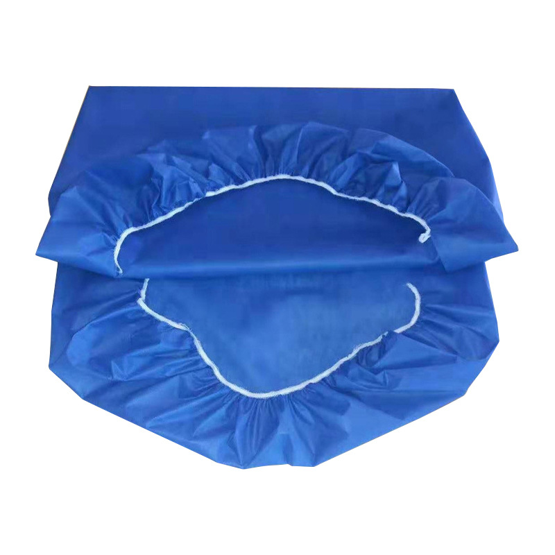 Disposable Non-woven Bed Sheet Elastic Band with Opening Holes Beauty Salon Massage Bed Cover Waterproof Thickened Medical Rubber Bed Cover