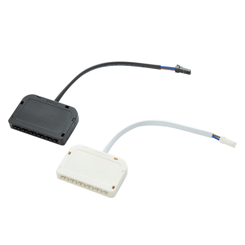 6-Way Junction Box with Dupont Interface for Cabinet Lights, Power Supply Parallel Connection, Led Lighting Junction Box