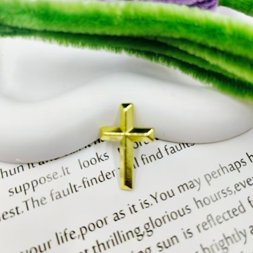 Cross Glossy Alloy Jewelry Brooch Badge Dly Clothing Bag Fashion Personalized Badge Accessories Pin