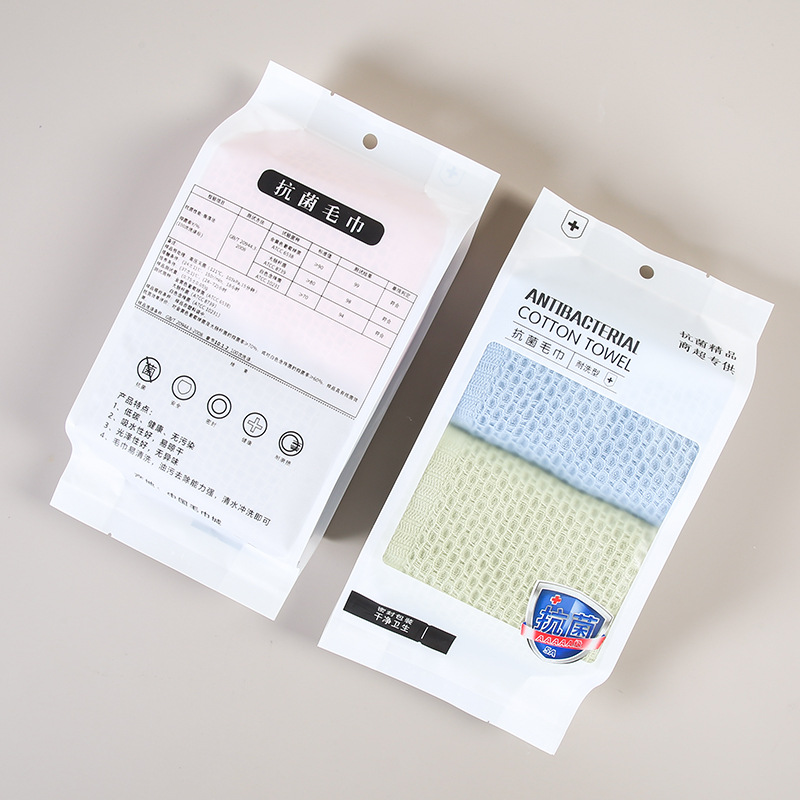 Cotton Class A waffle towel 5A antibacterial cotton honeycomb towel double cross-border wholesale quick-drying