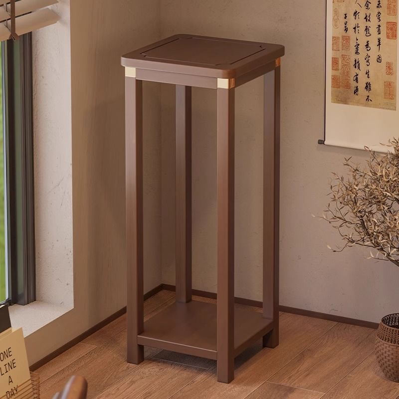 Китайский цветочный стеллаж из массива дерева, напольный, новый 2025 года, многоуровневый цветочный стеллаж, стеллаж для хранения