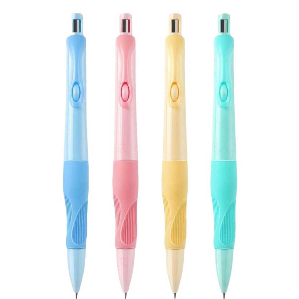 Dolphin Positive Posture Automatic Pencil 2.0mm Student HB Pencil Children Corrected Pen Holding Posture Not Easy to Breaking Core