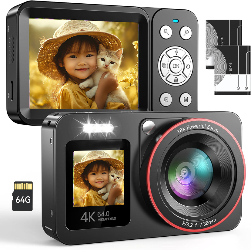 2025 частная модель высокоценностная ccd цифровая камера кросс-браузерные взрывы студенческая 64 миллиона пикселей камера