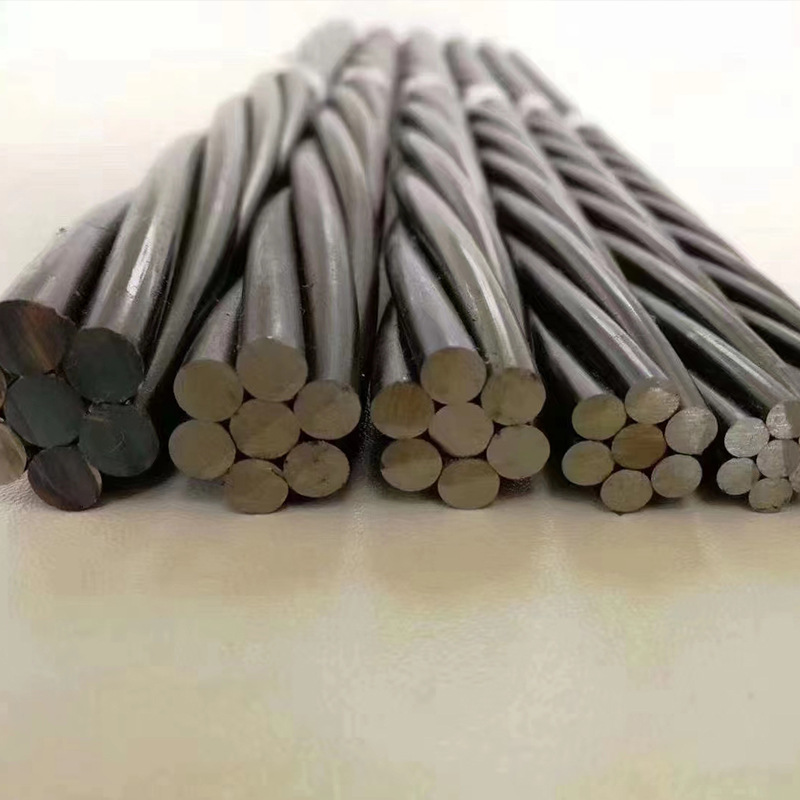 Steel Strand 15.2 Slow Bonding Steel Strand Galvanized Steel Strand Mine Anchor Rod Anchor Cable Prestressed Steel Strand