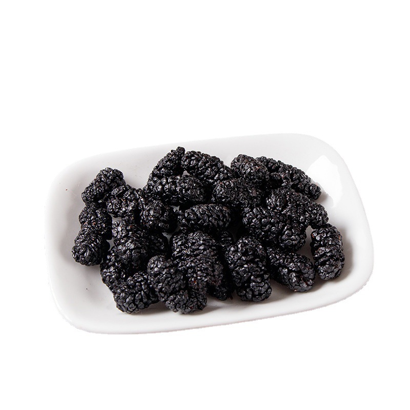Mulberry 500g Dried Mulberry Fruit No-Wash Dried Mulberry Wholesale Xinjiang Dried Mulberry Fruit Mulberry Large Fruit Black Mulberry Weighing