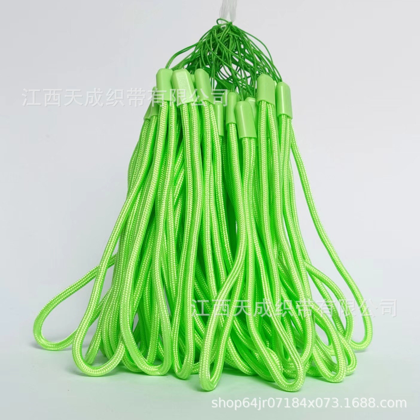 First-Hand Supply 3.0mm Round Nylon Mobile Phone Short Lanyard Flashlight Lanyard Unisex Soft Touch Wear-Resistant