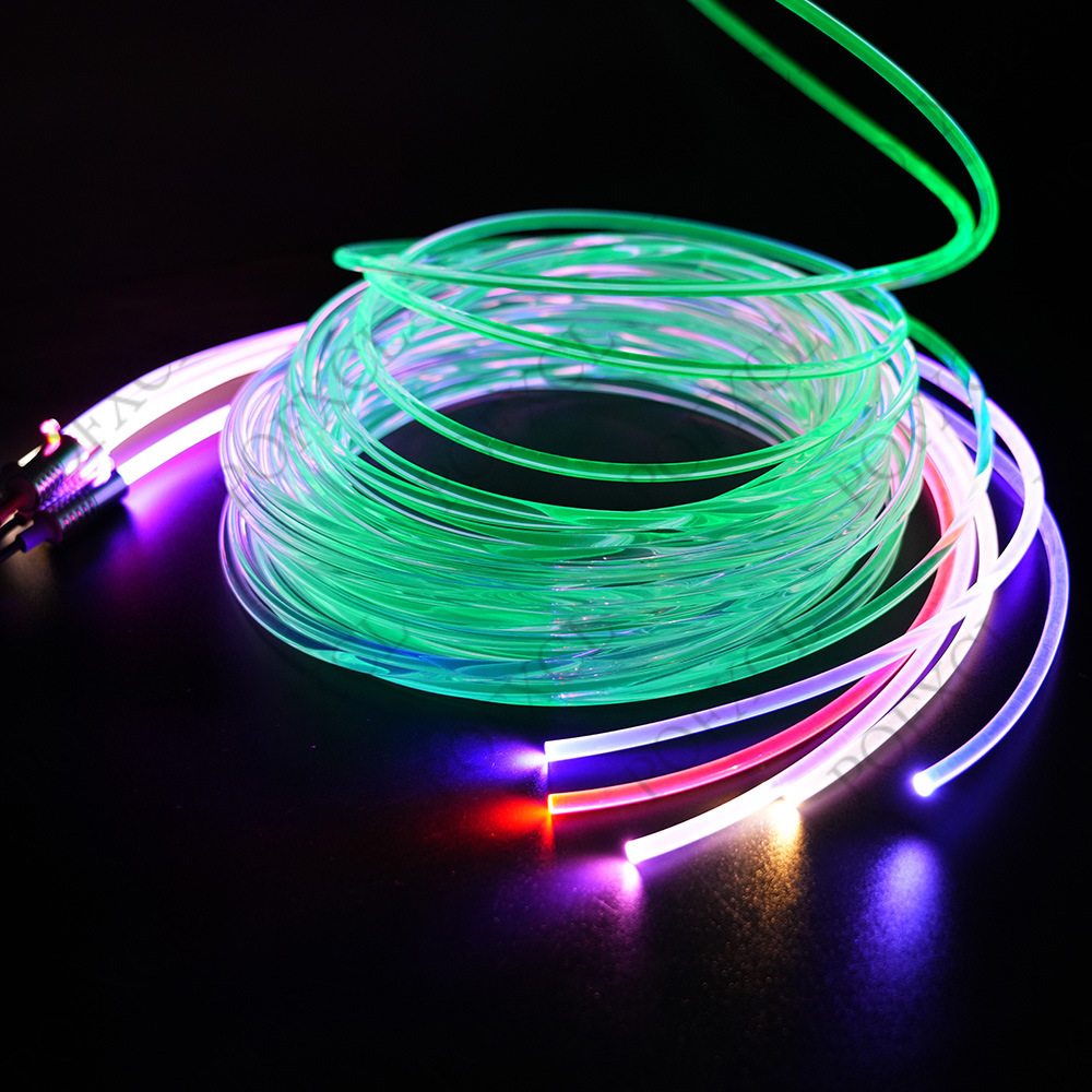 Super Bright 3 mouse pad luminous strip whole body luminous light guide optical fiber side electronic car central control atmosphere optical fiber strip