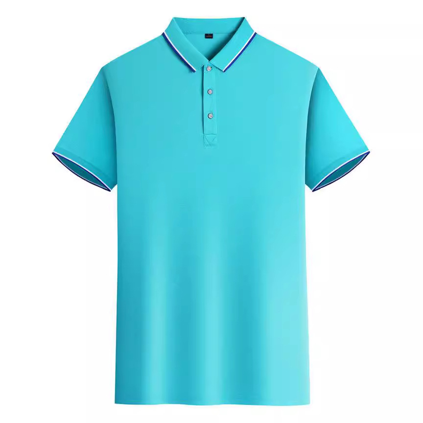 Polo shirt custom lapel work clothes cultural enterprise short sleeve cotton t-shirt advertising logo printing embroidery wholesale