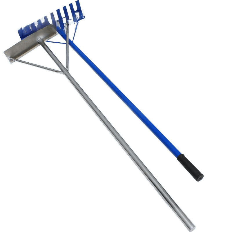 Track and Field Equipment Long Jump Sand Pit Leveling Tool with Teeth and Without Teeth Dual-Purpose Sand Rake Board