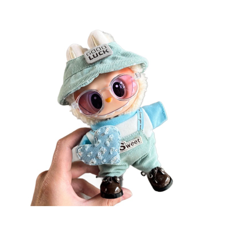 Only Clothes Suitable for Labubu 17cm Doll Clothes Labubu Clothes Cute Dress up Suit Toy Clothes