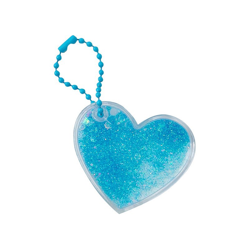 Transparent small special-shaped quicksand goo card brick special-shaped oil goo chuck creative quicksand goo plate DIY decorative keychain