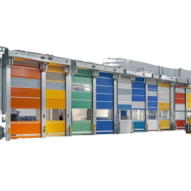 Fast Rolling Shutter Door, Electric Rolling Gate, Industrial Workshop Electric Retractable Door, Automatic Lifting Sensor Pvc Fast Door