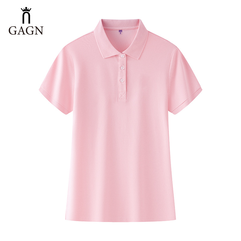 Рубашка-поло Gagn One-Piece розовая для женщин, новая весенне-летняя, базовая, свободная, стильная