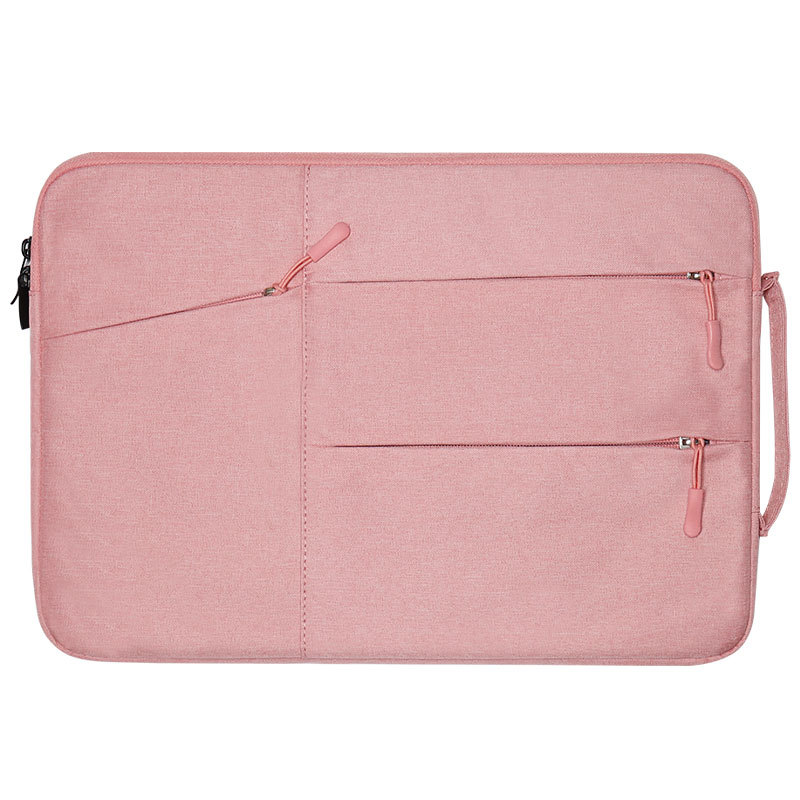 Double-Layer Thickeneded Plush Handbag Casual 8inch Laptop Bag iPhone Apple Computer Bag Business Casual