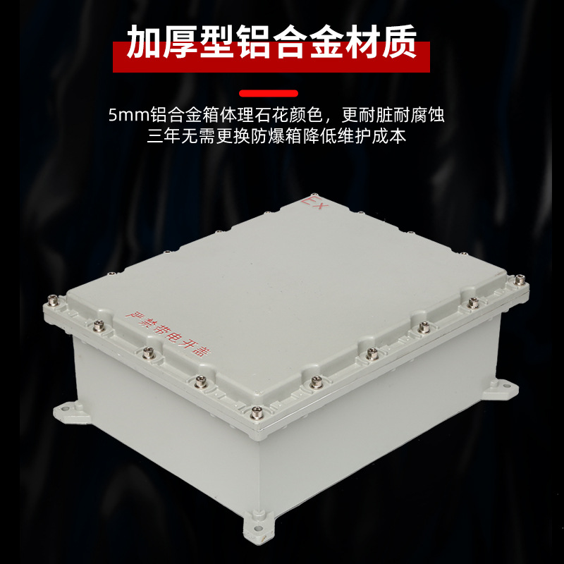 Explosion-Proof Junction Box Distribution Box Lighting Switch Socket Inspection Box Power Button Control Box Carbon Steel Stainless Steel Cabinet