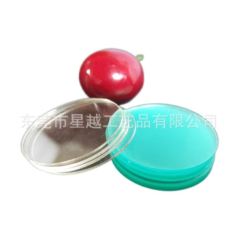 Manufacturers supply acrylic organic plastic transparent round lens laser cutting high transparent non-broken window transparent sheet