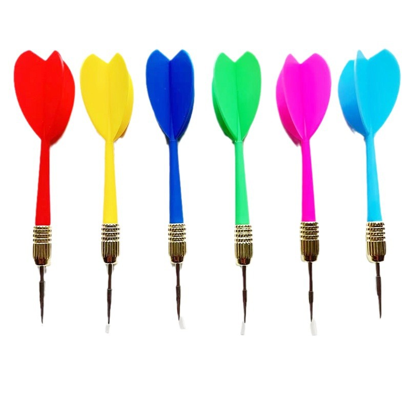 Cross-Border Supply 6g Colorful Plastic Integrated Darts Dart Needles Needle-Type Balloon-Piercing Standard Practice Dart Needles