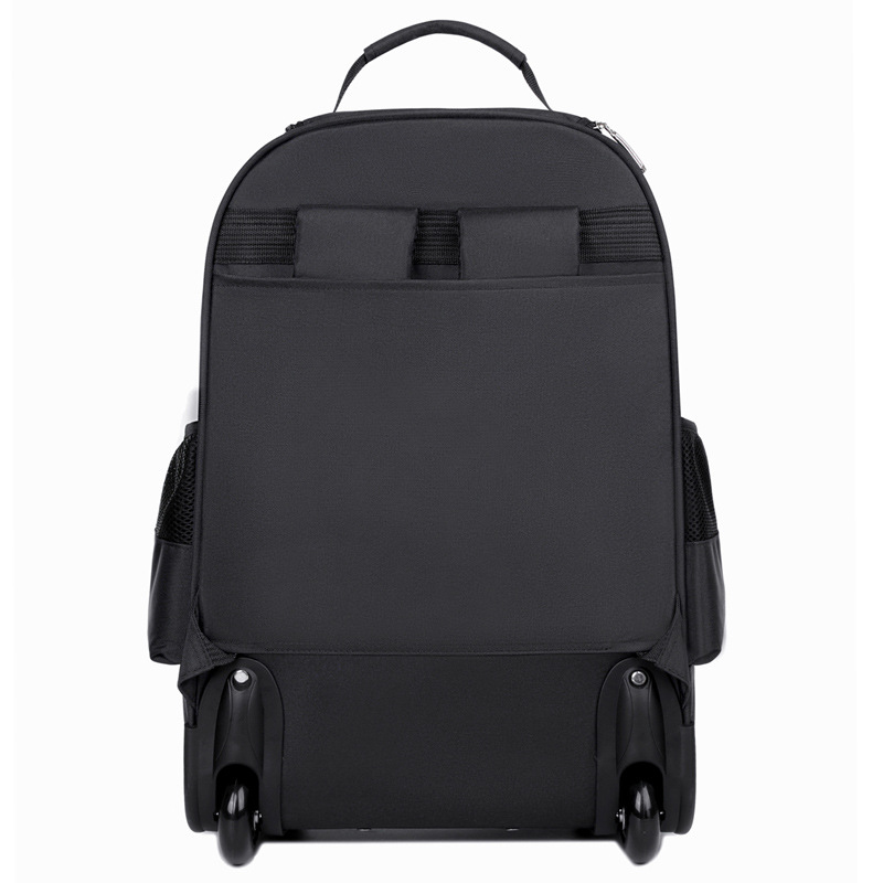 Wholesale New Men's and women's business computer bag printable LOGO casual travel bag middle school student schoolbag trolley backpack