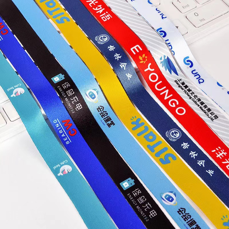 Work Badge Lanyard Custom Hanging Neck Student Mobile Phone Lanyard Card Holder Factory Brand Work Badge Exhibition Badge School Badge Work Badge Rope