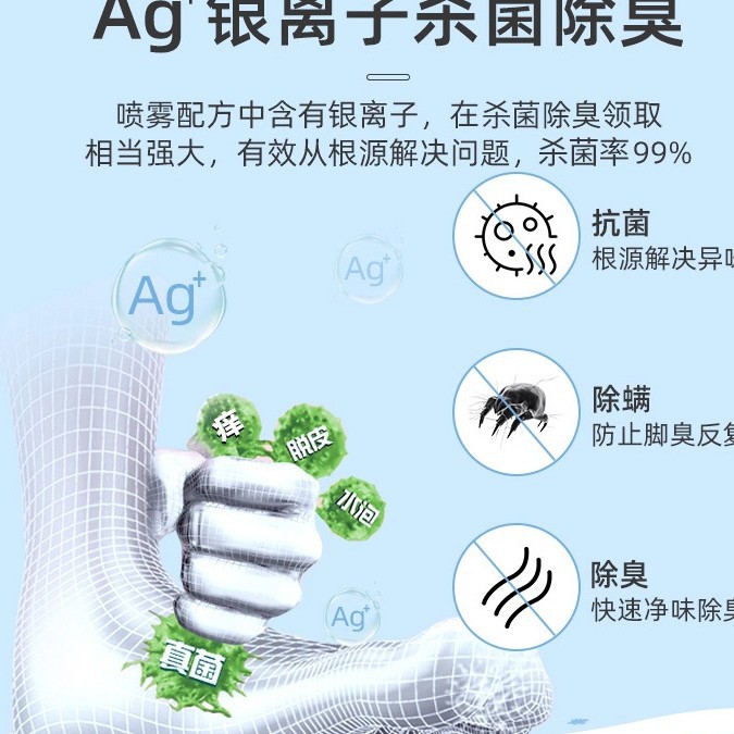 Shoe Deodorant Spray Sterilization Shoes, Socks, Shoe Cabinets, Sneakers to Remove Odors, Sweaty Feet, Smelly Shoes, Deodorize, Sterilize and Deodorize