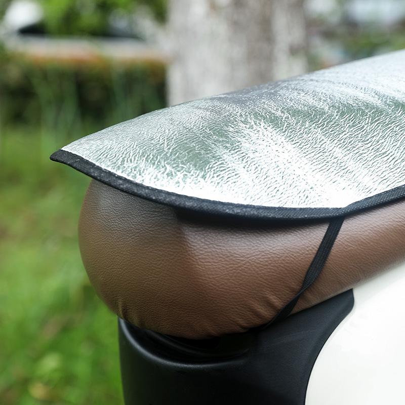 Summer Motorcycle Cushion Bubble Anti-perm Mat Battery Car Sunscreen Mat Reflective Heat Insulation Mat Aluminum Foil Sunshade Waterproof Cover