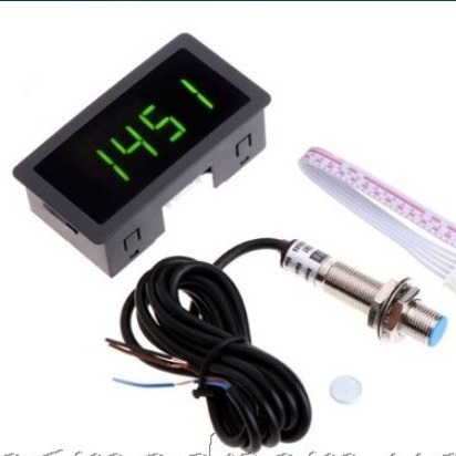 Цифровой дисплей промышленного тахометра для моторов/Hall переключатель для измерения скорости CF5135B-Z для вентиляторов, комбайнов и т.д.