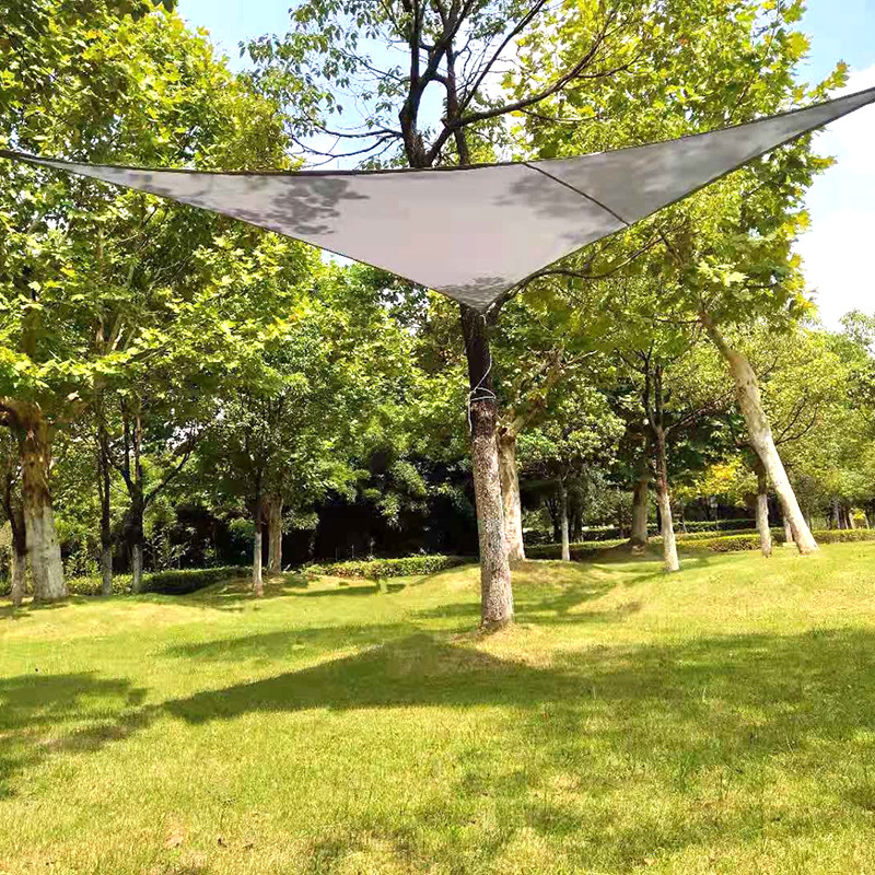 Cross-Border Triangular Sunshade 420D Oxford Cloth Polyester Waterproof and Anti-Scratch Outdoor Canopy Sunshade