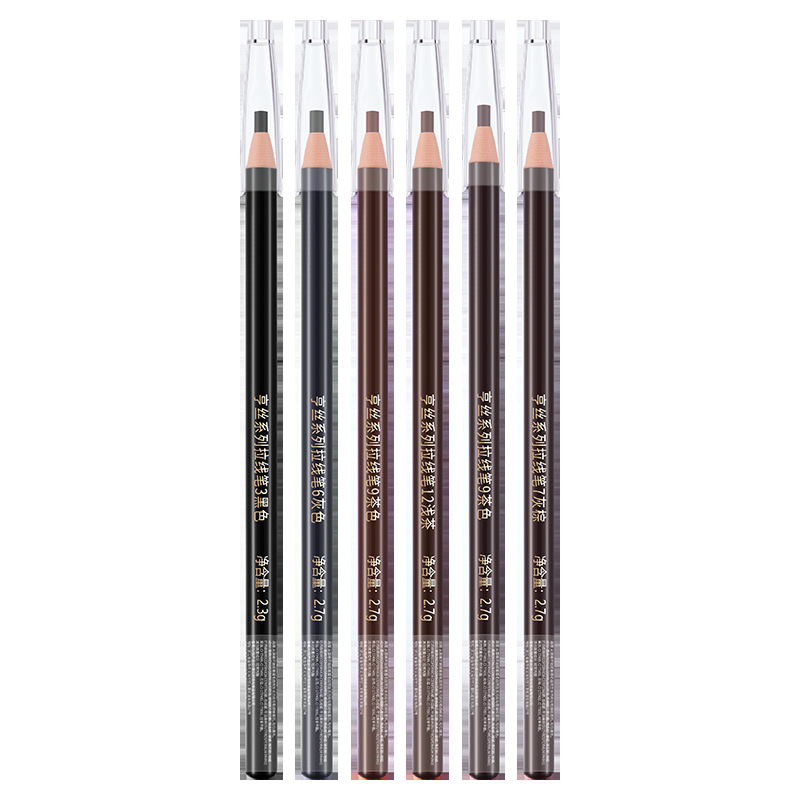 Hengsi 1818 Threaded Eyebrow Pencil Is Waterproof, Sweat-Proof and Does Not Smudge, Genuine Hard Core Wholesale Eyebrow Powder for Makeup Artists