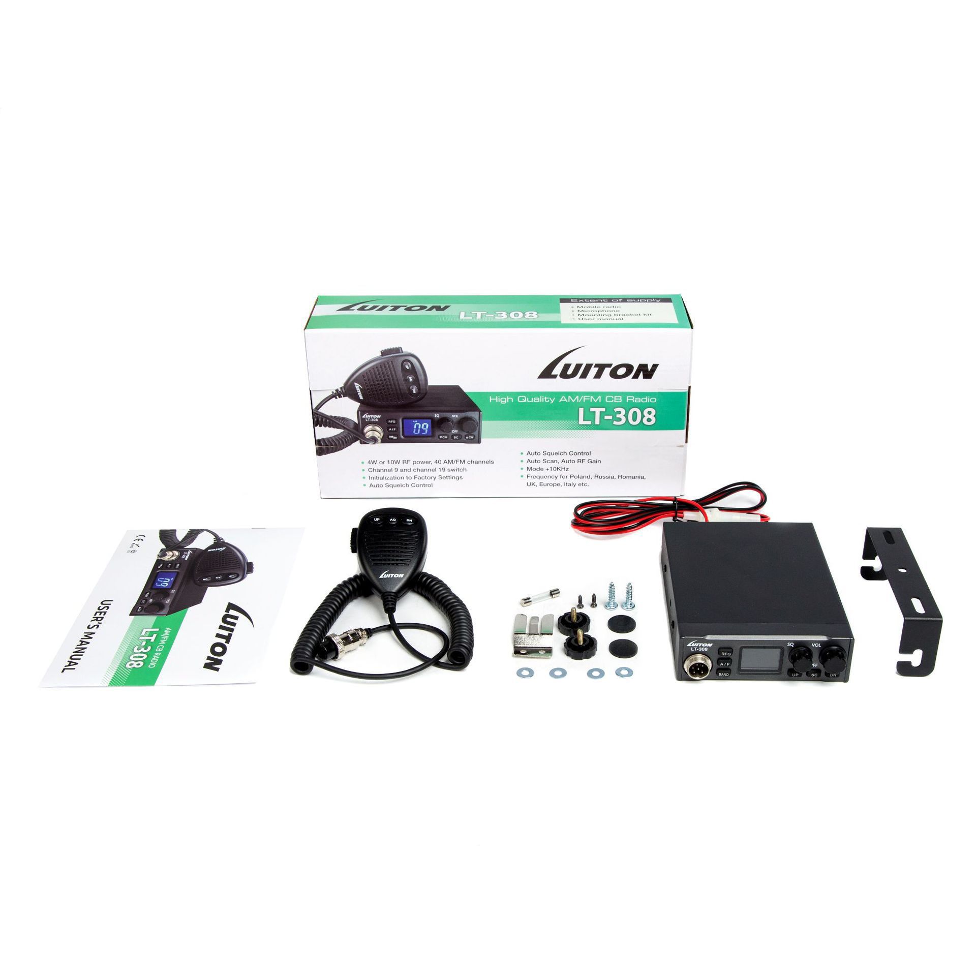 LT-308 machine intercom marine ship short-wave CB machine fishing boat truck-mounted station 27MHz-39MHz short-wave radio station