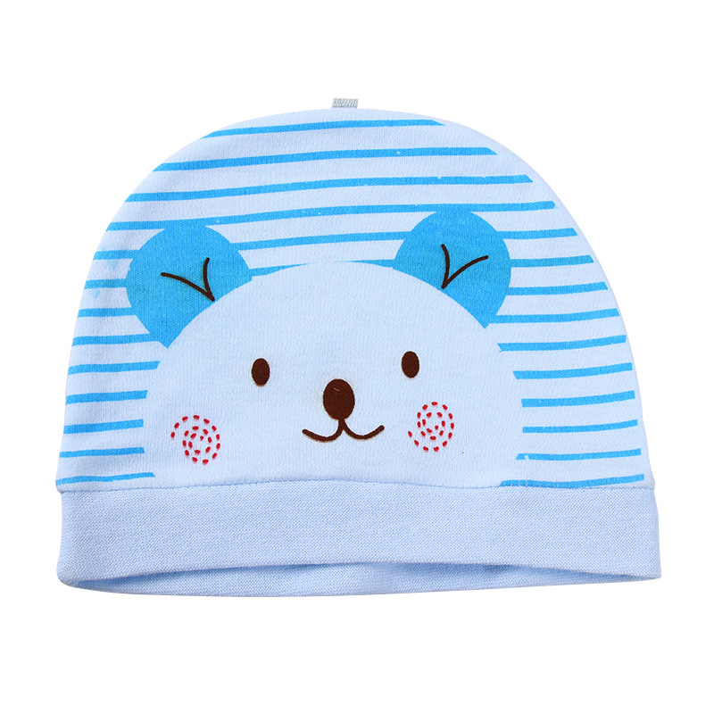Newborn Fetal Hat Spring and Autumn Cotton Small Ears Baby Hat Newborn Baby Boys and Girls Hat Hooded Door Hat for Hair