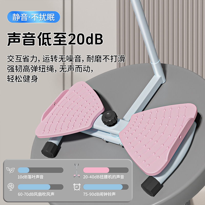 Household Silent Waist Twisting Machine, Dancing Machine, Multi-Functional Resistance Adjustable Twisting Machine, Slim Waist Twisting Machine, Waist Twisting Disc