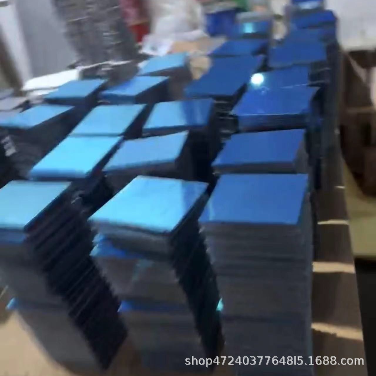 Acrylic semi-transparent lens square 10cm12cm translucent double-sided mirror cube Tulip night light accessories