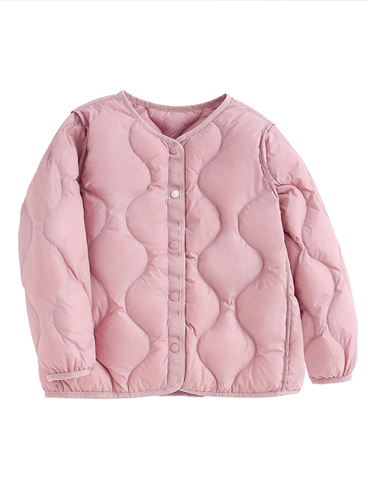 New National Standard 90 White Duck Down Jacket for Children Lightweight Clothes for Boys and Girls Baby Autumn and Winter Down Liner