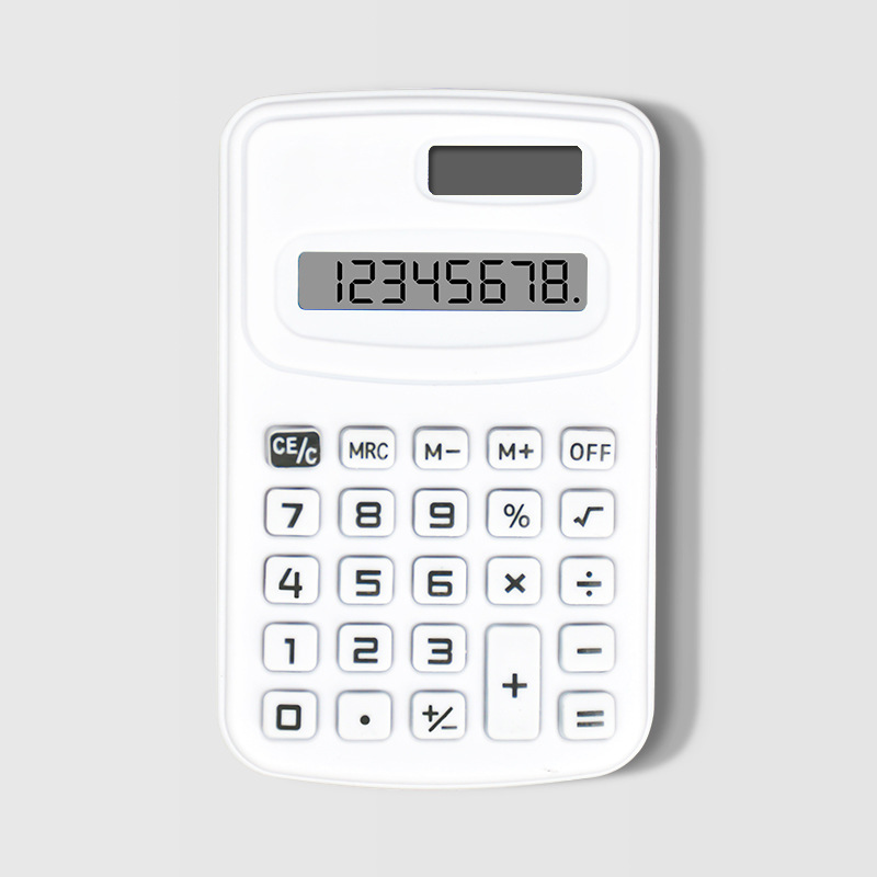 Cute High-looking mini solid color calculator k888 portable accounting office computer