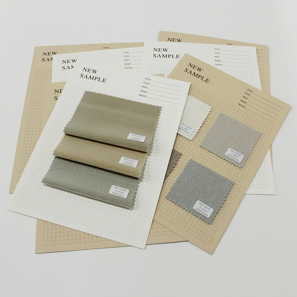Fabric Color Cardboard Small A4 Cardboard Fabric Sample Stickers Checkered Color Cardboard Curtain Textile Fabric Sample Card Customization