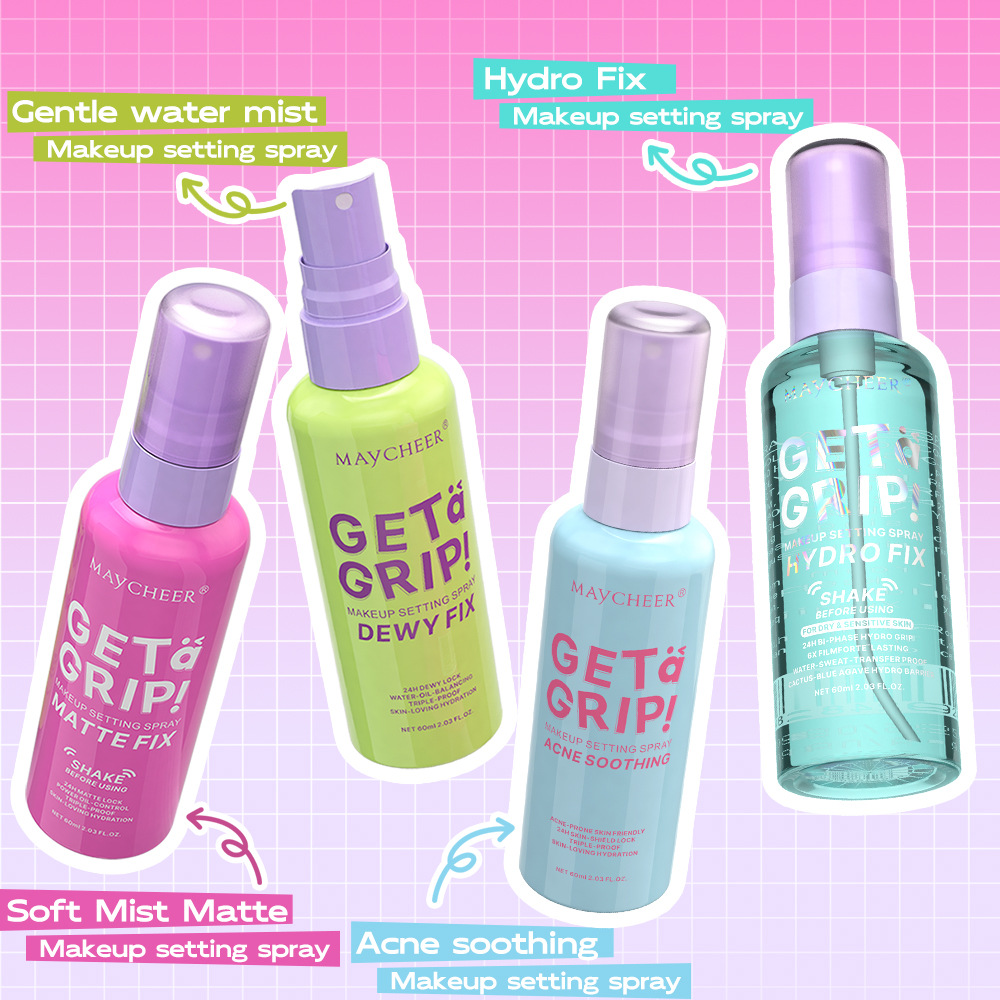 Maycheer Makeup Setting Spray Matte Matte Water Light Oil Control Non-Fading Non-Tight Waterproof Long-Lasting Cross-Border Export