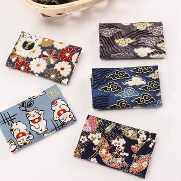 Wind bronzing packaging patchwork group plain cloth cotton small floral handmade diy cotton manufacturers