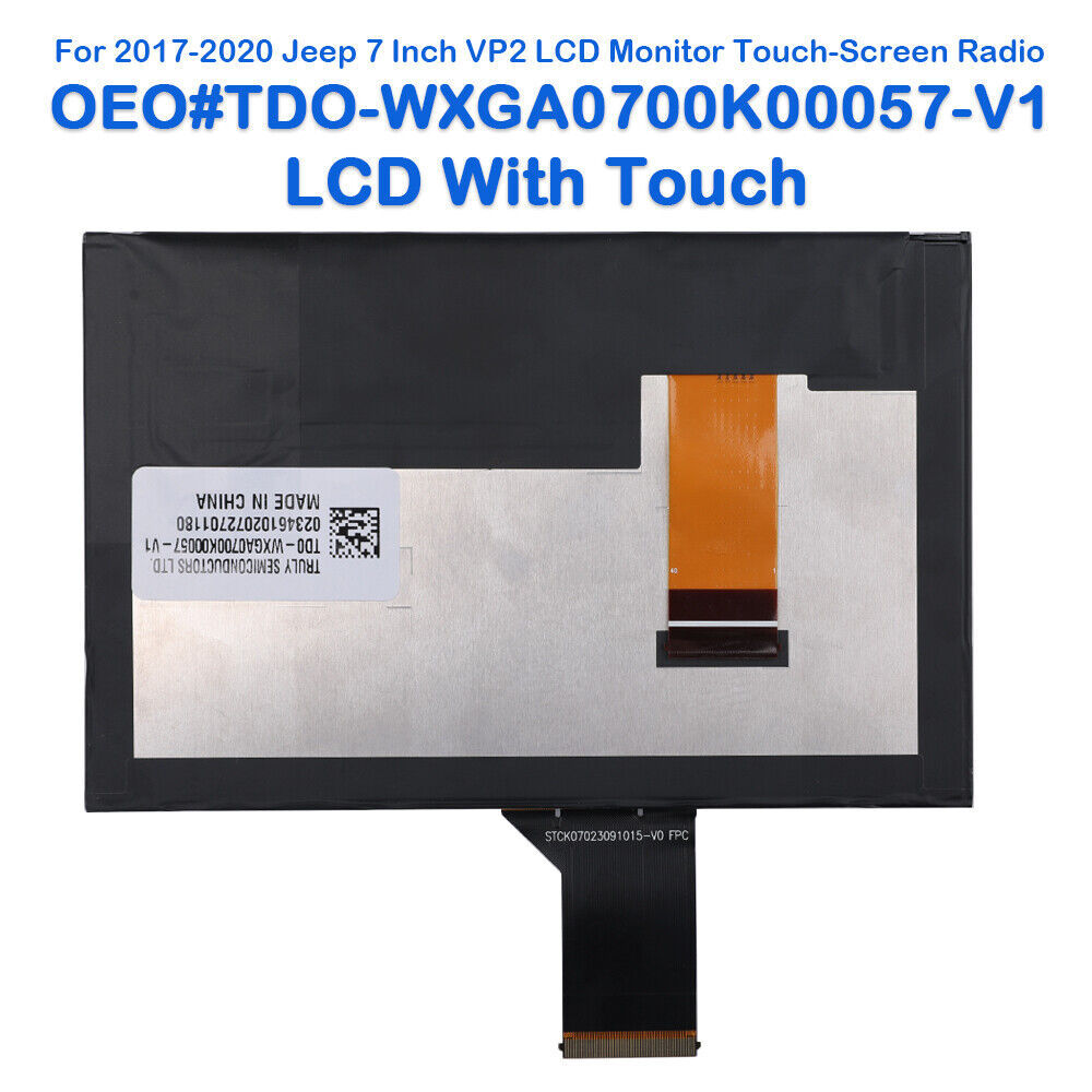 7 inch TD0-WXGA0700K00057-V1 for 2017-2020 Jeep Guide LCD touch screen
