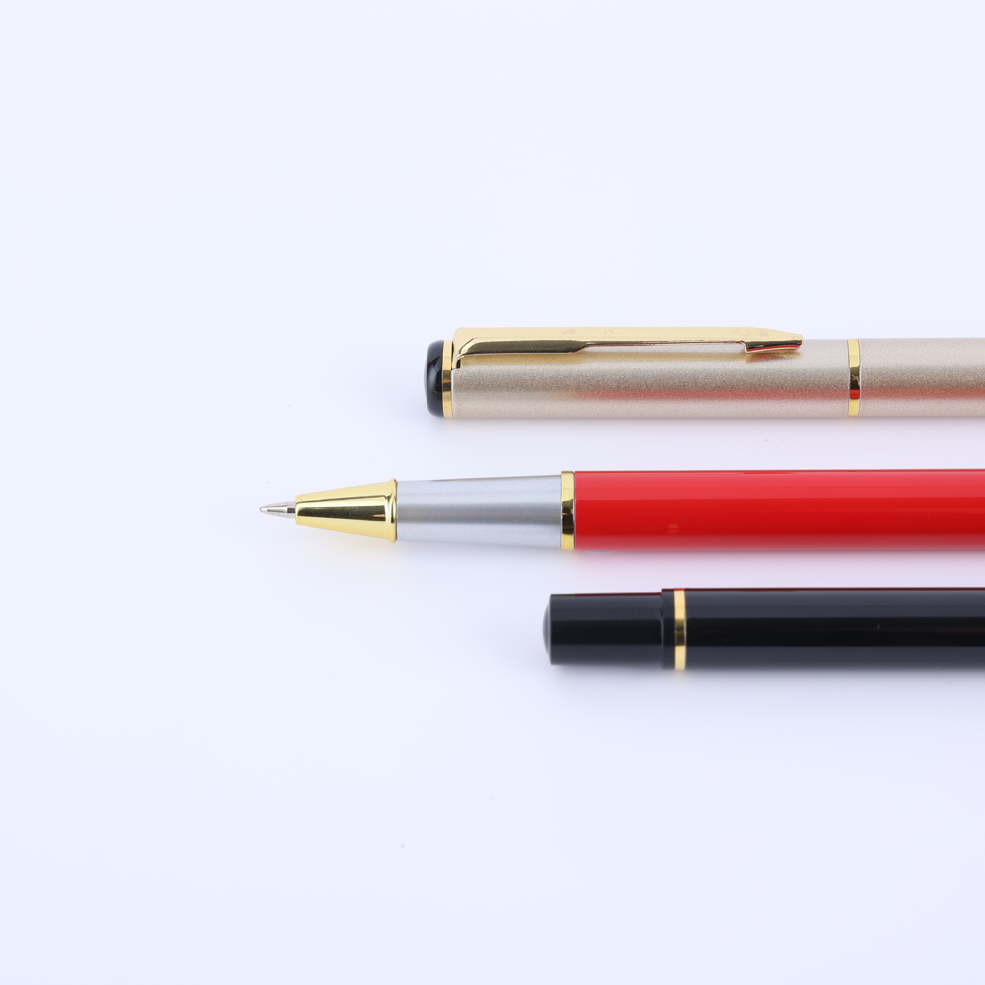 Metal Large-Capacity Gel Pen Ball Pen Business Office Signature Pen Advertising Pen Printed Logo Gift Pen 801