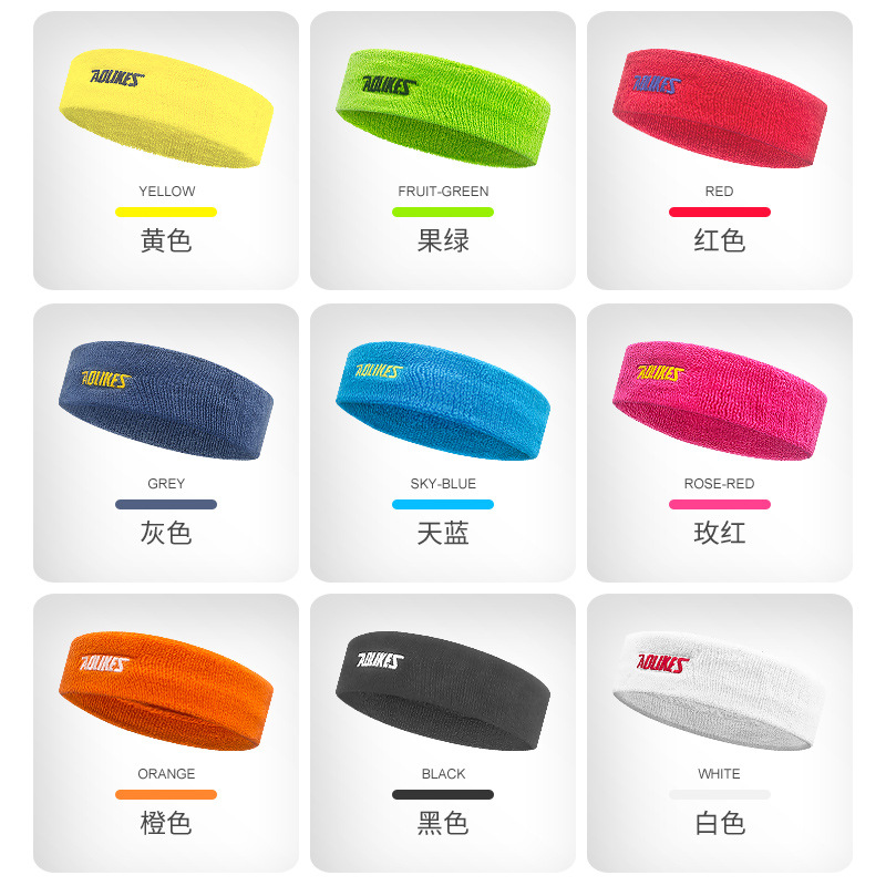 Factory spot outdoor sports breathable sweat belt towel headband men and women cotton sports head protection spot wholesale